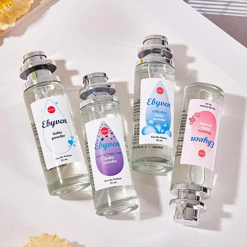 Pagoda Perfume Baby Powder Milk Light Fragrance Long-lasting Fragrance Floral Fragrance High Quality Fresh Light Fragrance Spray Peaceful Pleasures Health and Wellness 4SET