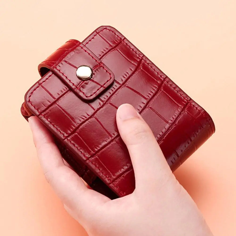 PU Lipstick Case Holder with Mirror Lipstick Holder Makeup Travel Cases Organizer Bag Mini Handheld Lipstick Pouch for Women Peaceful Pleasures Health and Wellness