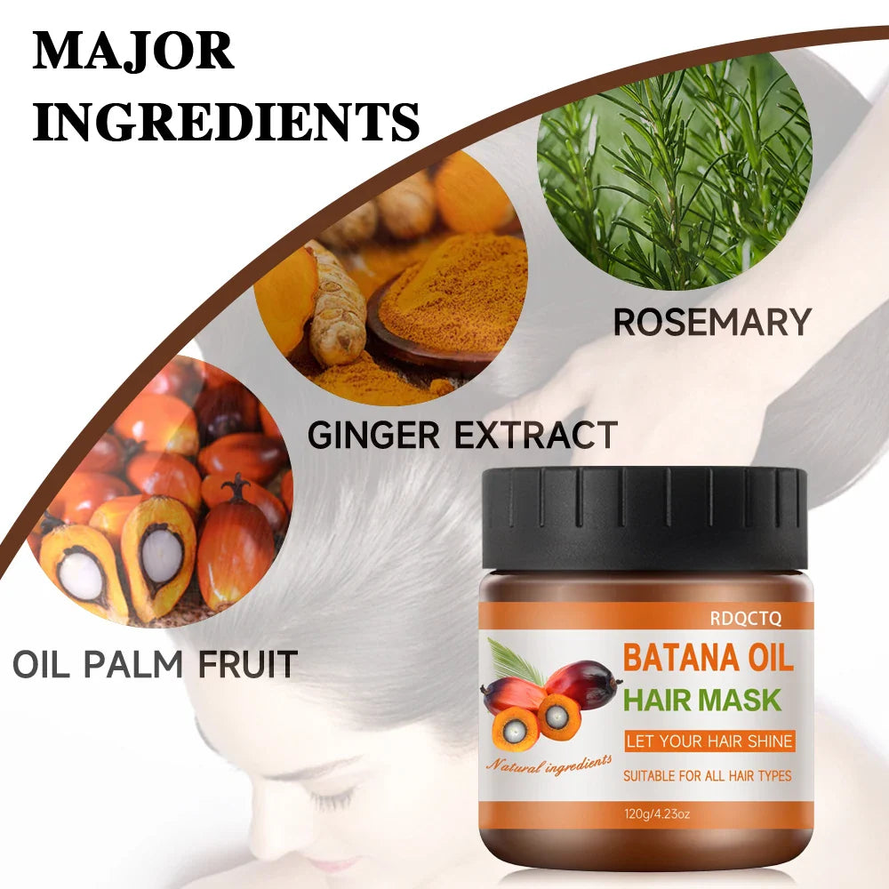 120g Batana Oil Hair Mask – Shine & Deep Nourishment Treatment
