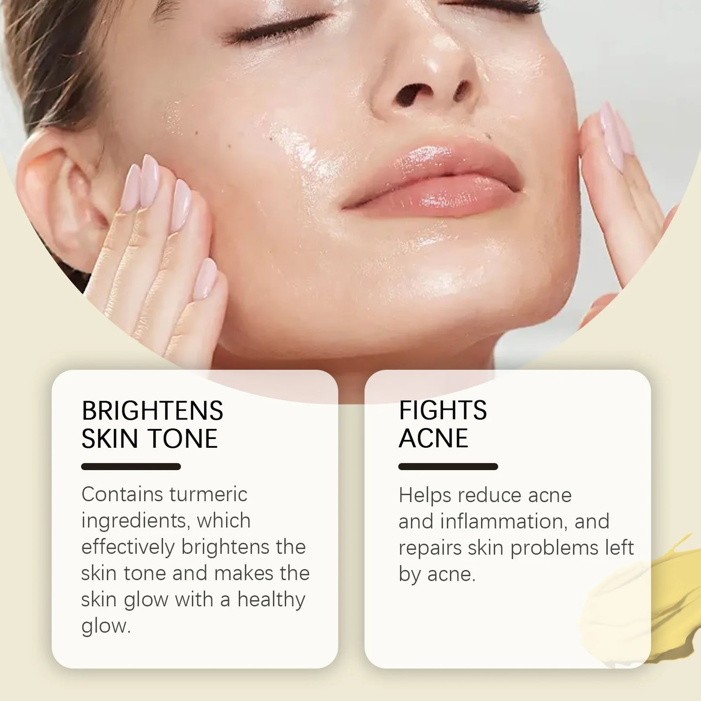 Turmeric Brightening Skincare Set – Kojic Acid Serum & Cream