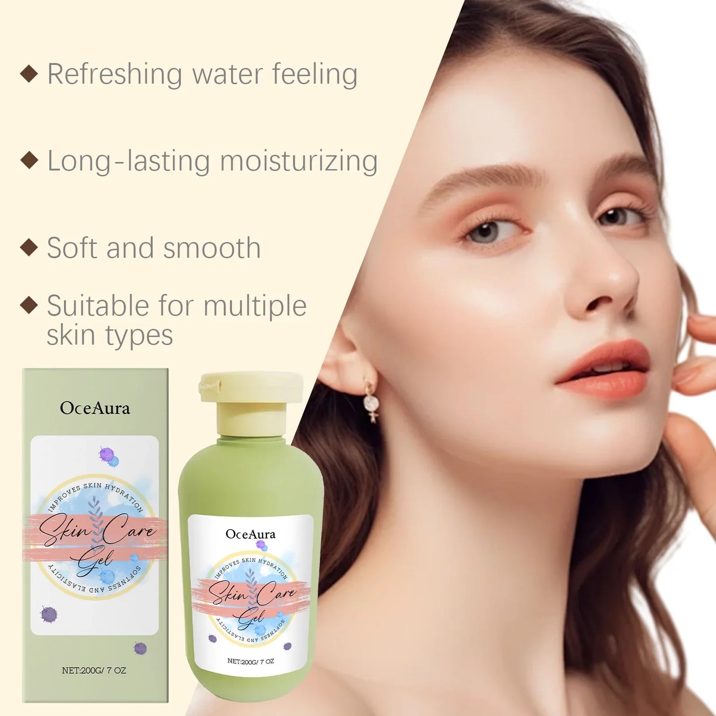 OceAura 200g Nourishing Skin Gel – Hydrate, Lift & Brighten