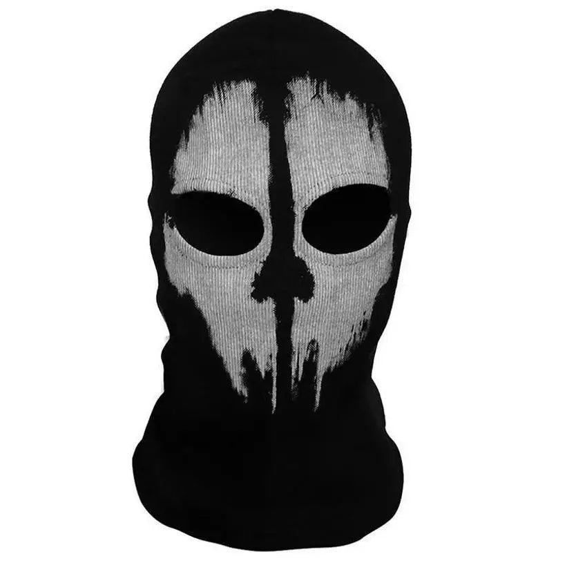 Ghost Skull Balaclava Hood Mask Motorcycle Ski Bike Face Neck Cover