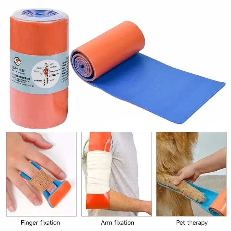 Foldable First Aid Splint | Aluminum & Polymer 11×46cm