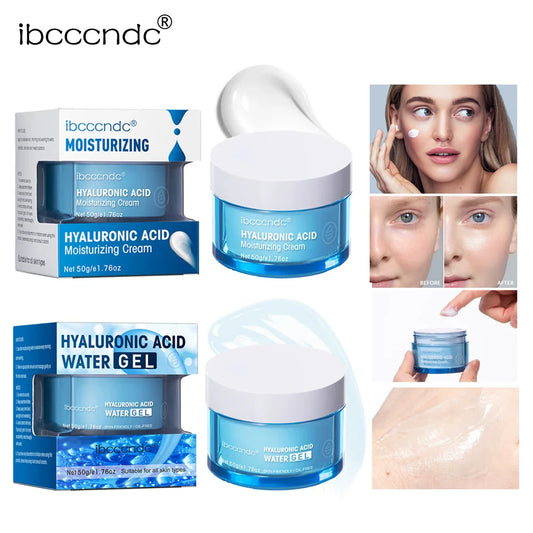Hyaluronic Acid Face Moisturizer – Water Gel or Cream 50g Facial Moisturizer Oasis Select