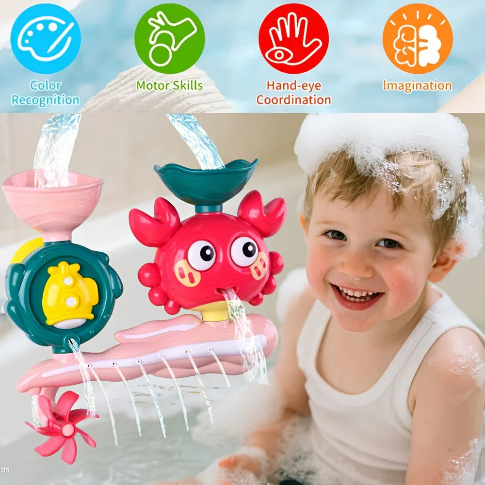 Kids Bath Tub Toys Set – Baby & Toddler Bathtub Gift