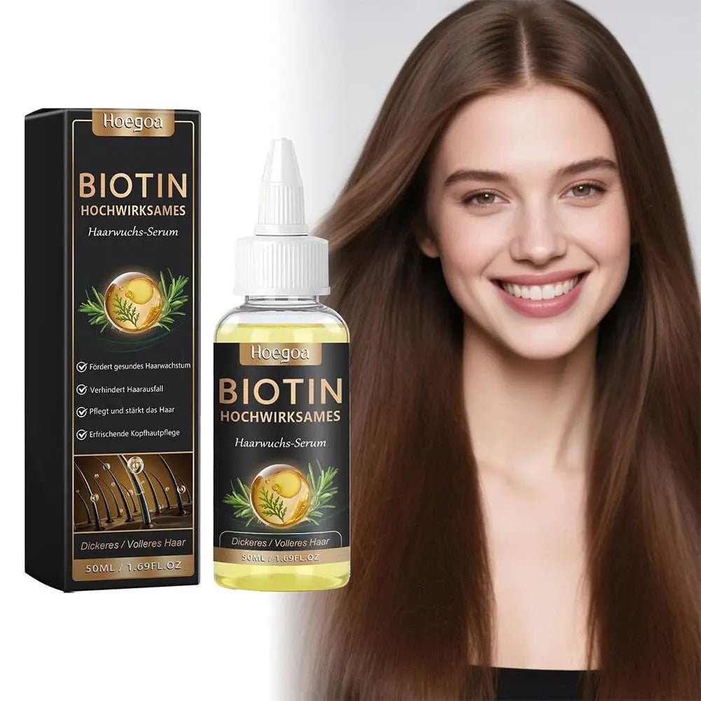 Biotin Hair Serum Rosemary And Ginger Hair Growth Oil For Men And Women, Help Grow Healthy, Strong Hair Care Essential Oils Peaceful Pleasures Health and Wellness