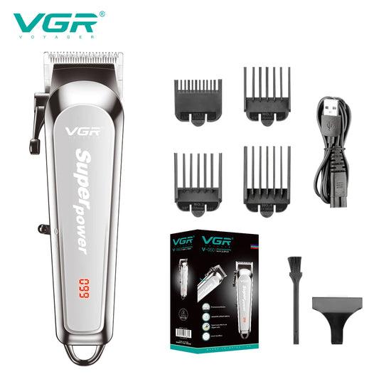 VGR 060 metal body hair clipper with high endurance, strong power, hair trimmer, multifunctional hair salon, household electric Peaceful Pleasures Health and Wellness V-060