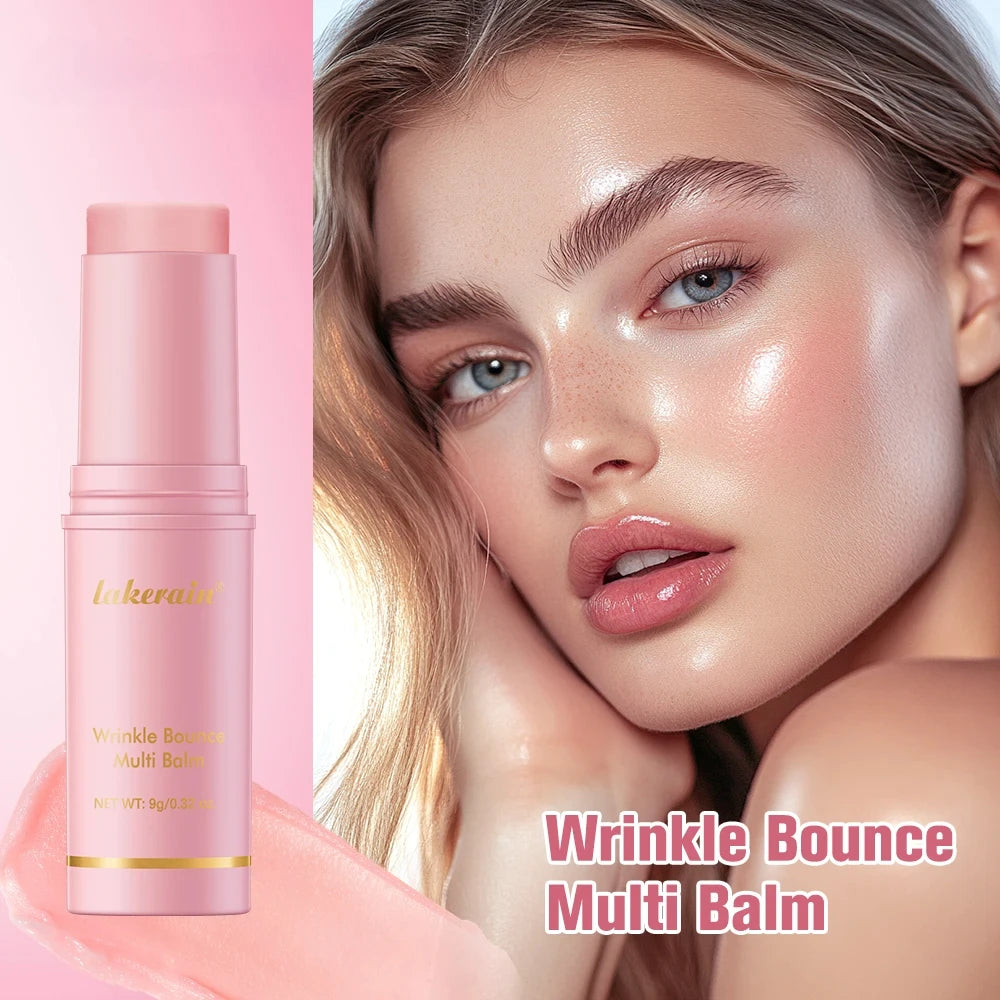 Korean Collagen Pink Bounce Balm Stick | Multi-Use Moisturizer