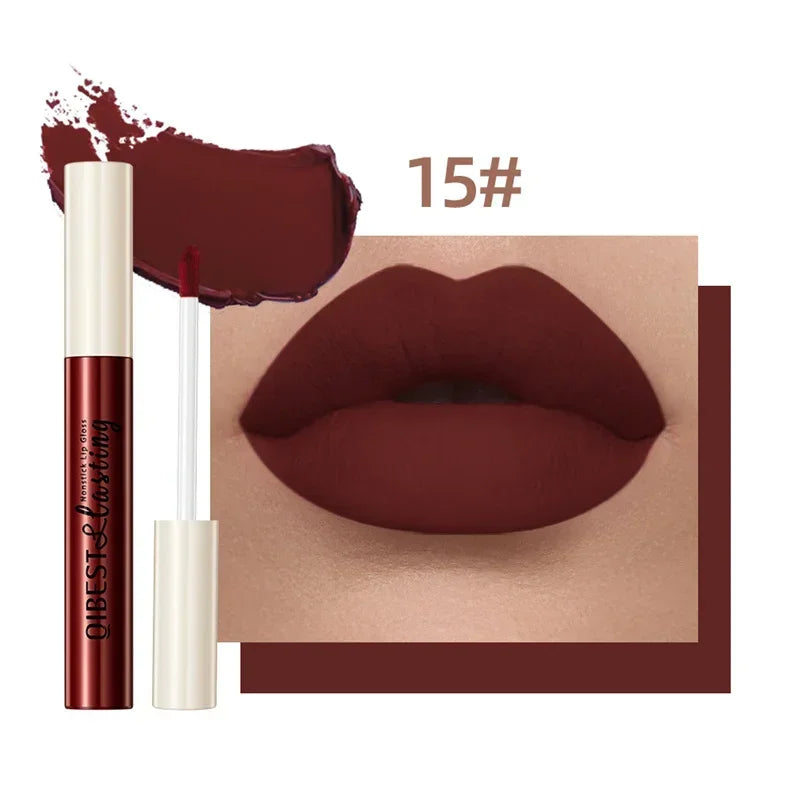 24-Color Matte Liquid Lipstick – Waterproof Velvet Lip Gloss Set