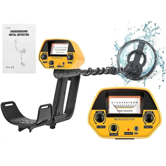 MD-5090 Metal Detector Detection Instrument Underground Metal Detector Metal Finder Gold Detector Hunter Treasure Gold Digger Peaceful Pleasures Health and Wellness