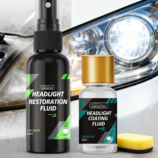 Car Headlight Restoration Polishing Kits Headlamp Scratch Remover Repair Cleaning Oxidation Headlight Crystal Coating Liquid Peaceful Pleasures Health and Wellness