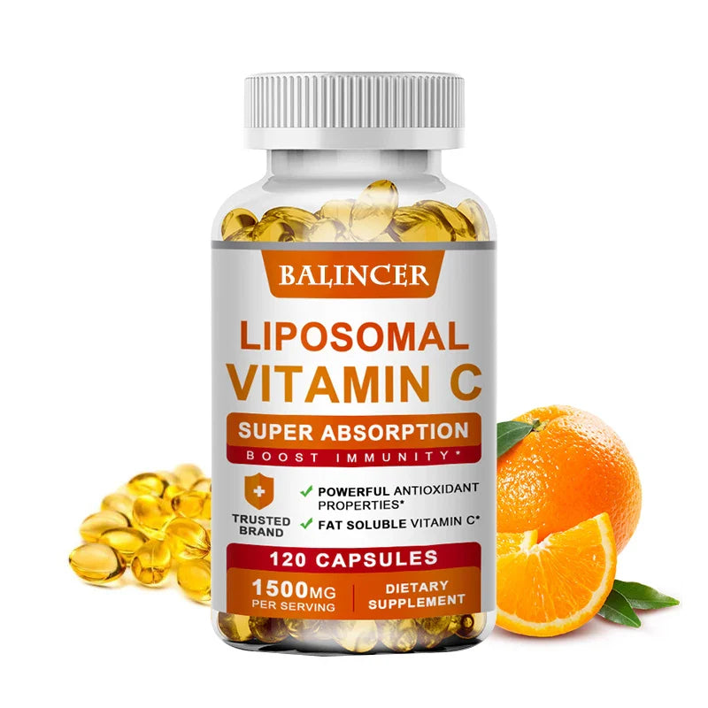 Vitamin C 1500mg + Zinc 20mg | 120 Capsules | Non-GMO