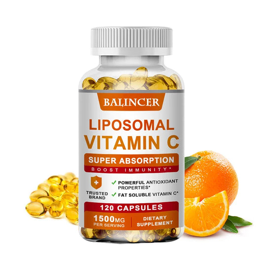 Vitamin C 1500mg + Zinc 20mg | 120 Capsules | Non-GMO Vitamin C Supplement Oasis Select