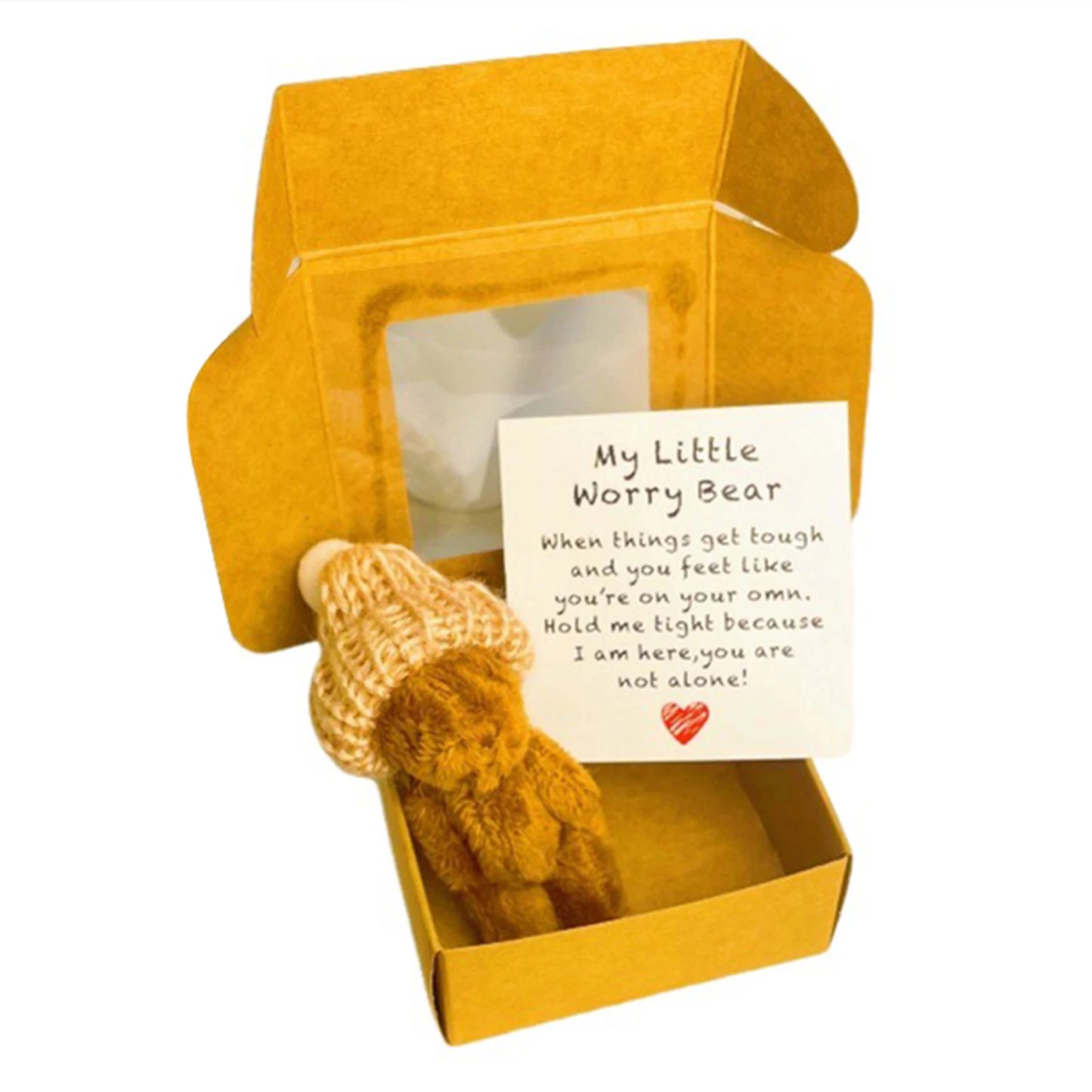 Mini Pocket Bear Hug in a Box | Handmade Plush Bear Gift Set