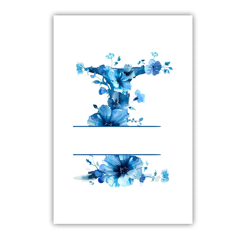 Custom Name Nursery Wall Art | Nordic Animal Canvas Print