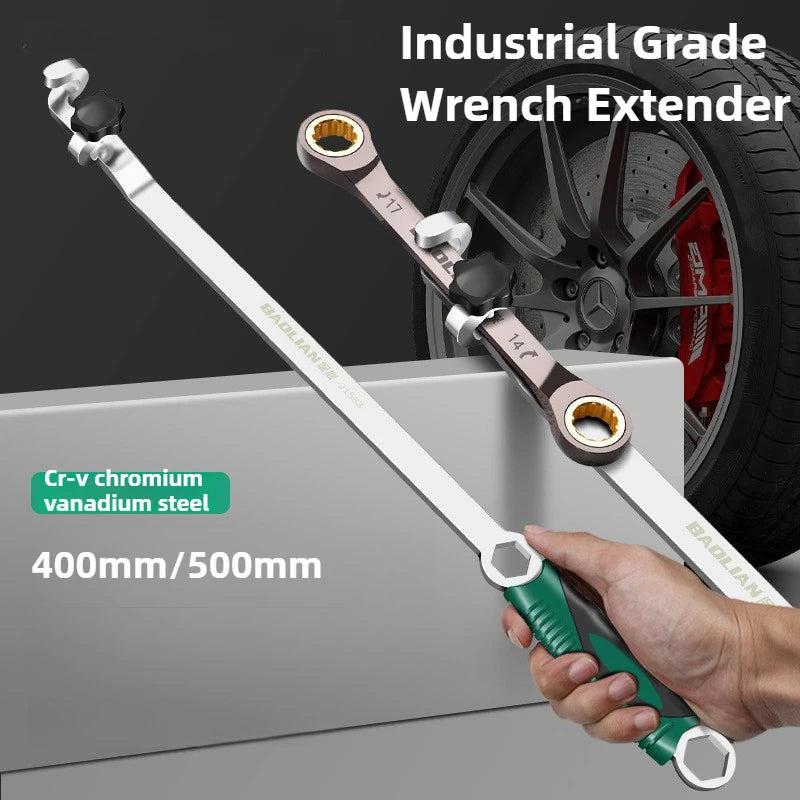 40/50cm Wrench Extender Cheater Bar Open End Ratchet Extension Labor-Saving Torque Amplifier for Hard to Reach Auto Repair Peaceful Pleasures Health and Wellness