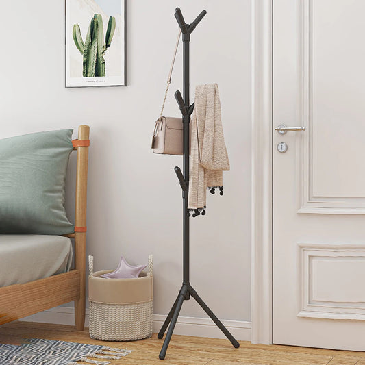 Easy To Assemble Floor Standing Irregular Hangers, Office Wrought Iron Hangers, Bedroom Vertical Hangers, Creative Lobby Hangers Peaceful Pleasures Health and Wellness