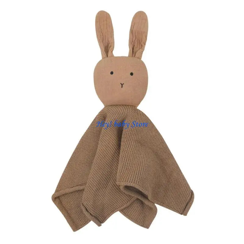Baby Cotton Soothing Comforter Blanket | Rabbit Snuggle Toy