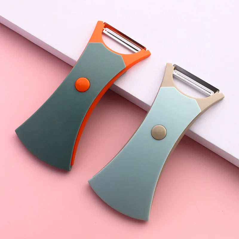 2-in-1 Fruit & Vegetable Peeler with Rotary Storage | Kitchen Tool Fruit & Veggie Peeler Peaceful Pleasures Health and Wellness