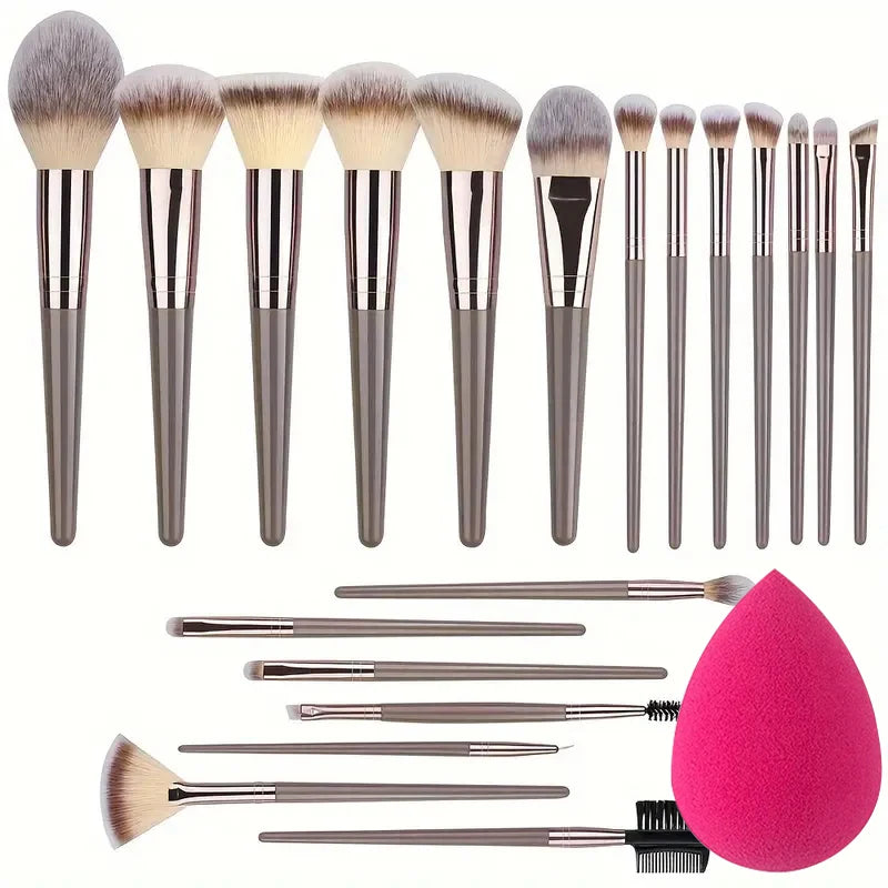 RUNTOIN Professional Makeup Brush Set 3-20 PCS – Soft & Fluffy