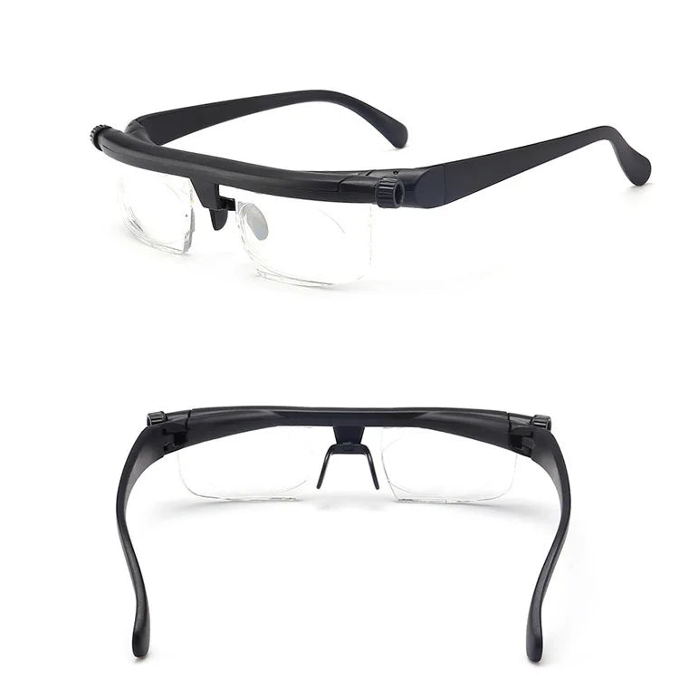 Presbyopia Glasses with Adjustable Focal Length for Both Near and Far Use, with A Cutting Edge of -600+300 Degrees Peaceful Pleasures Health and Wellness