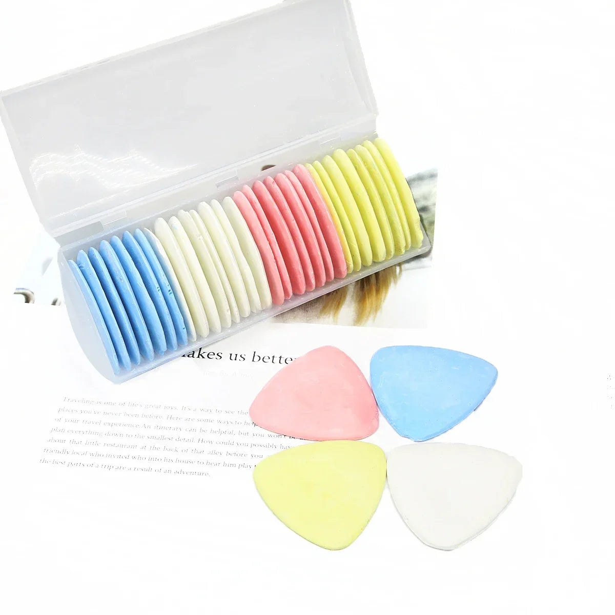Tailor's Chalk Powder Pieces Set 10–30pcs | Fabric Marking