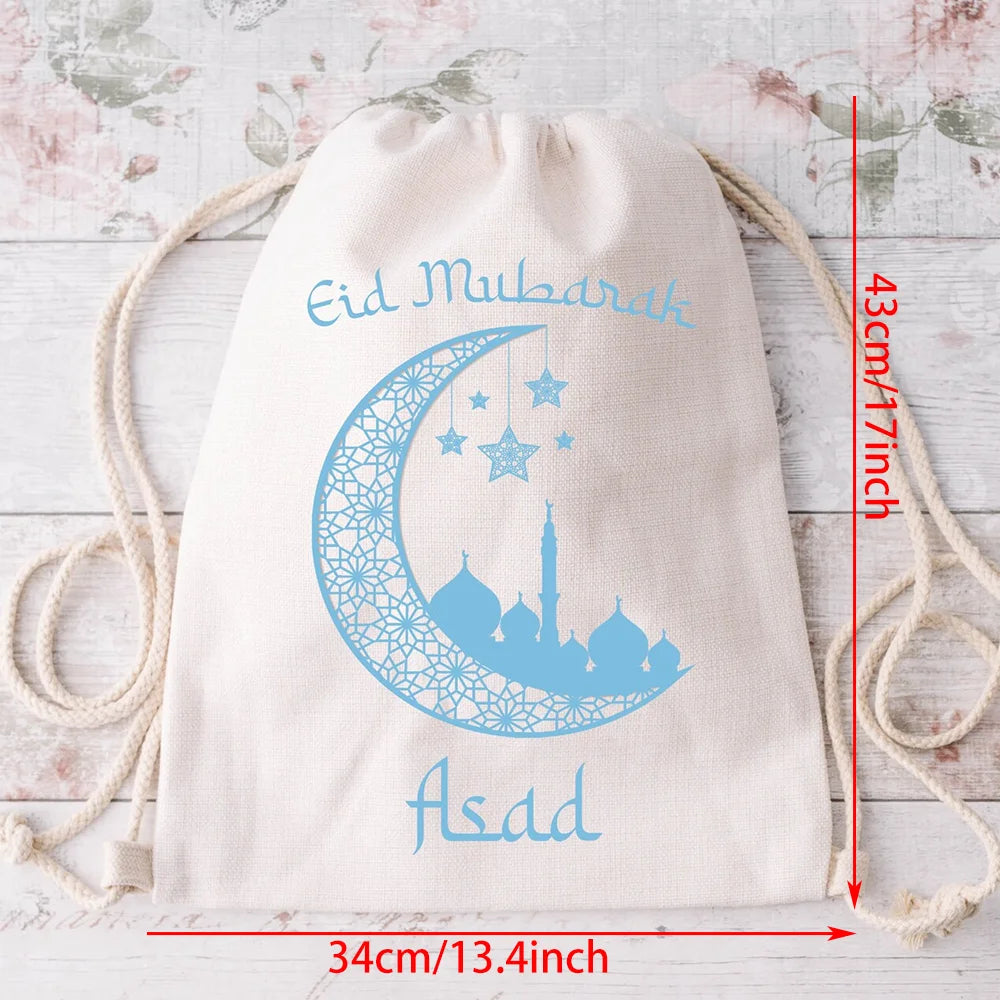 Kids Personalised Islamic Prayer Mat & Bag Set | Eid Gift