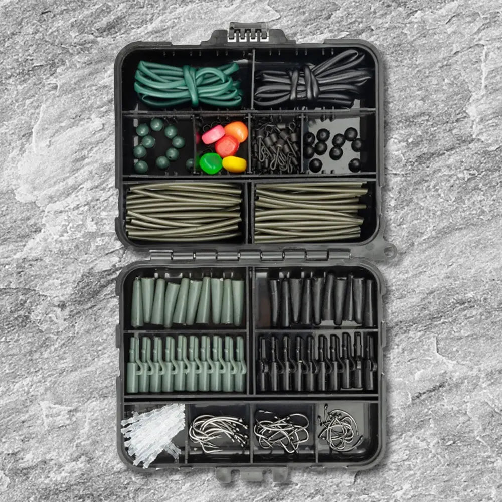 277Pcs Carp Fishing Accessories Kit with Storage Box Fishing Accessories Peaceful Pleasures Health and Wellness