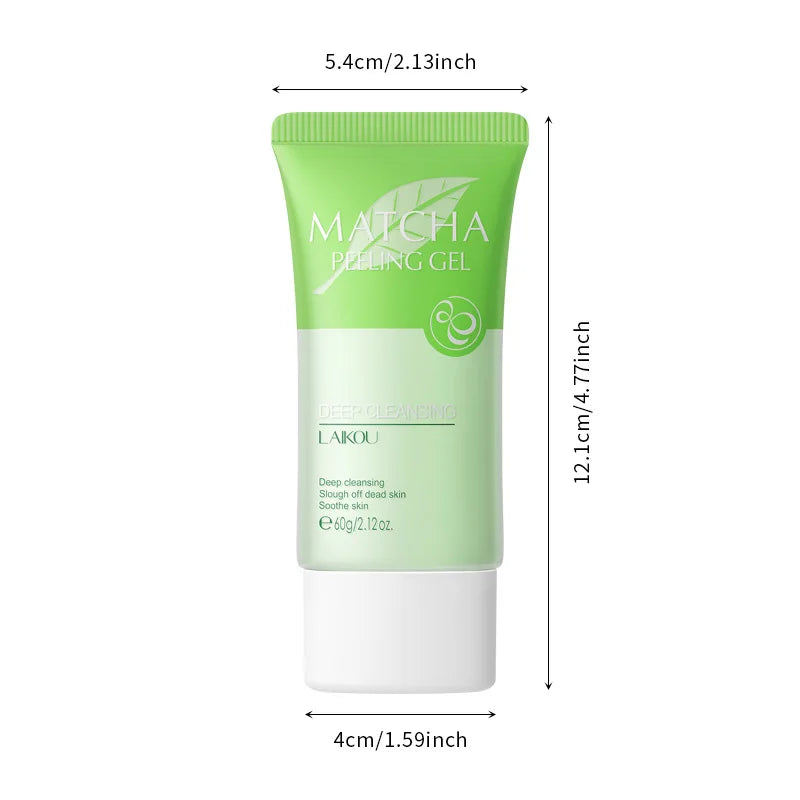 LAIKOU Matcha Exfoliating Gel 60g Body Scrub Skincare Products Peaceful Pleasures Health and Wellness