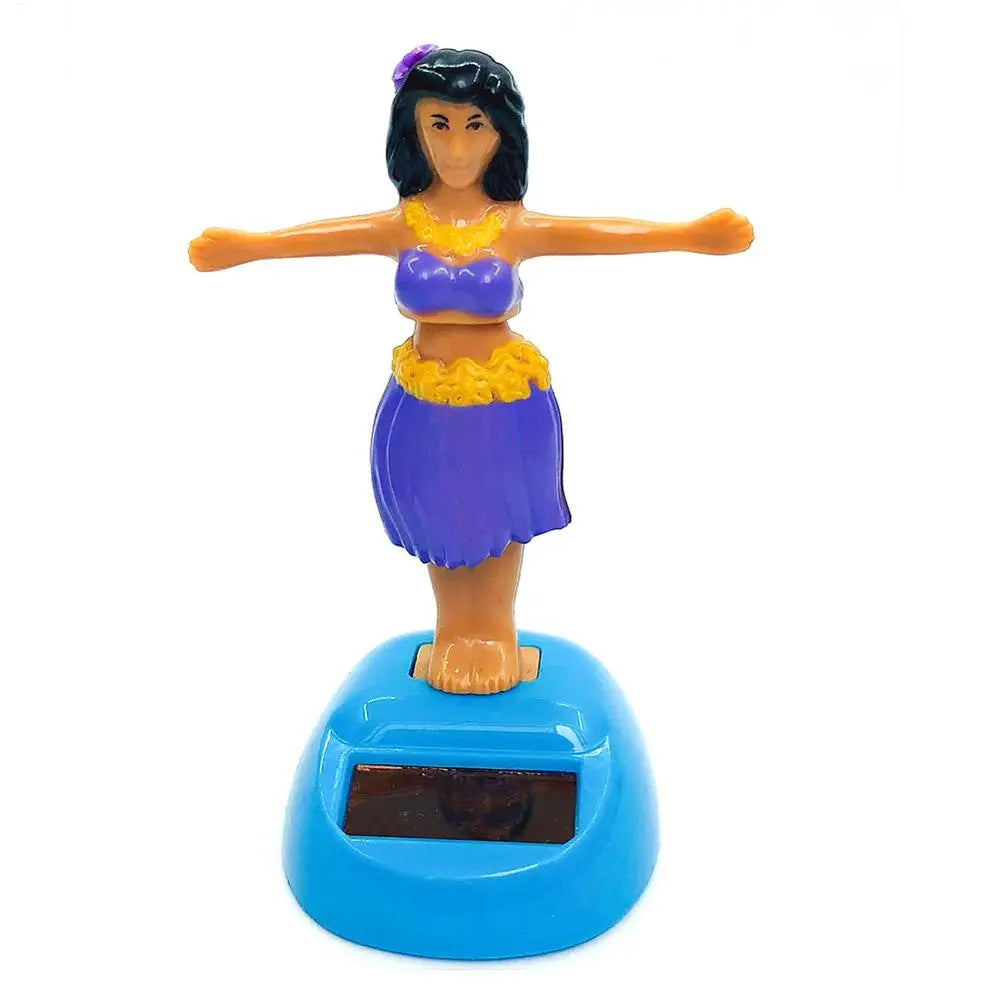 Car Decoration Dancing Doll Car Accessories Solar Power Toy Shaking Head Hawaii Swinging Animated Girl Car Ornament Car-styling Peaceful Pleasures Health and Wellness I