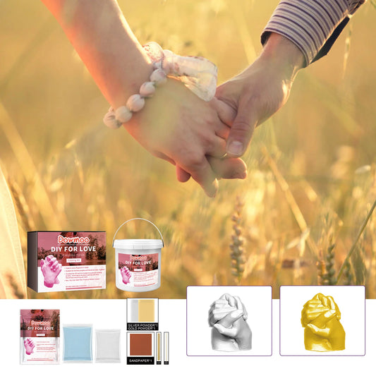 DIY Couple Hand Casting Kit | Gypsum Clone Mold Gift Set DIY Casting Kit Peaceful Pleasures Health and Wellness