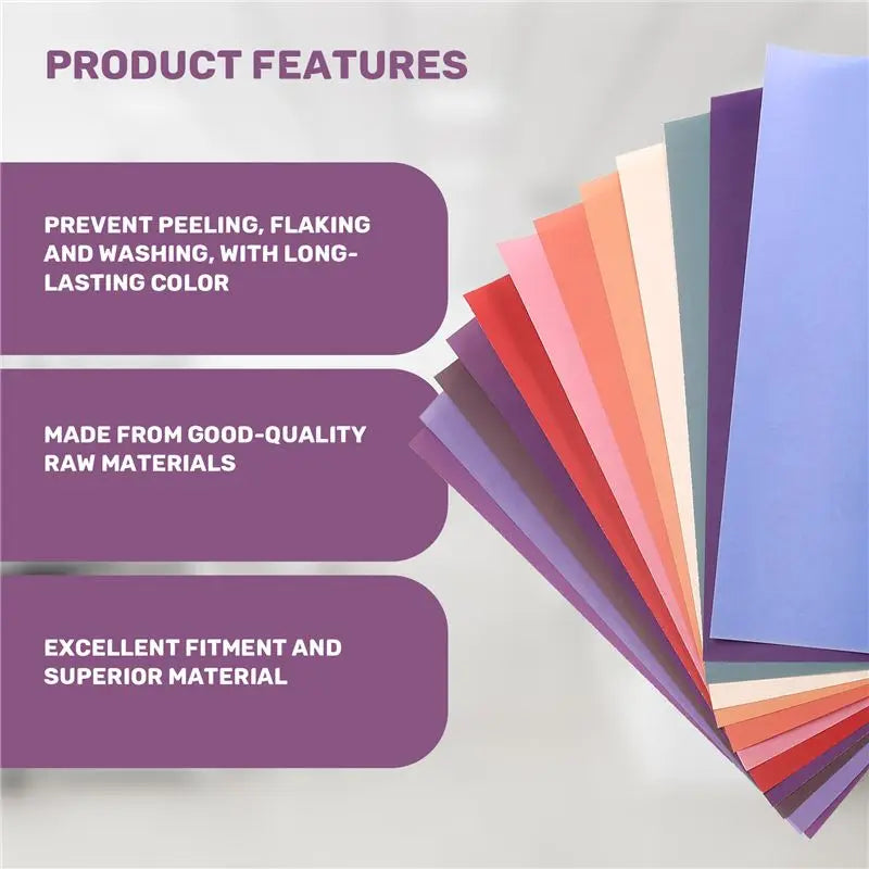 A36T-12 Pcs 12X4.5Inch Solid Color Sublimation Transfer Sheets For Tumbler T-Shirts Mugs DIY Sublimation Transfer Paper Peaceful Pleasures Health and Wellness