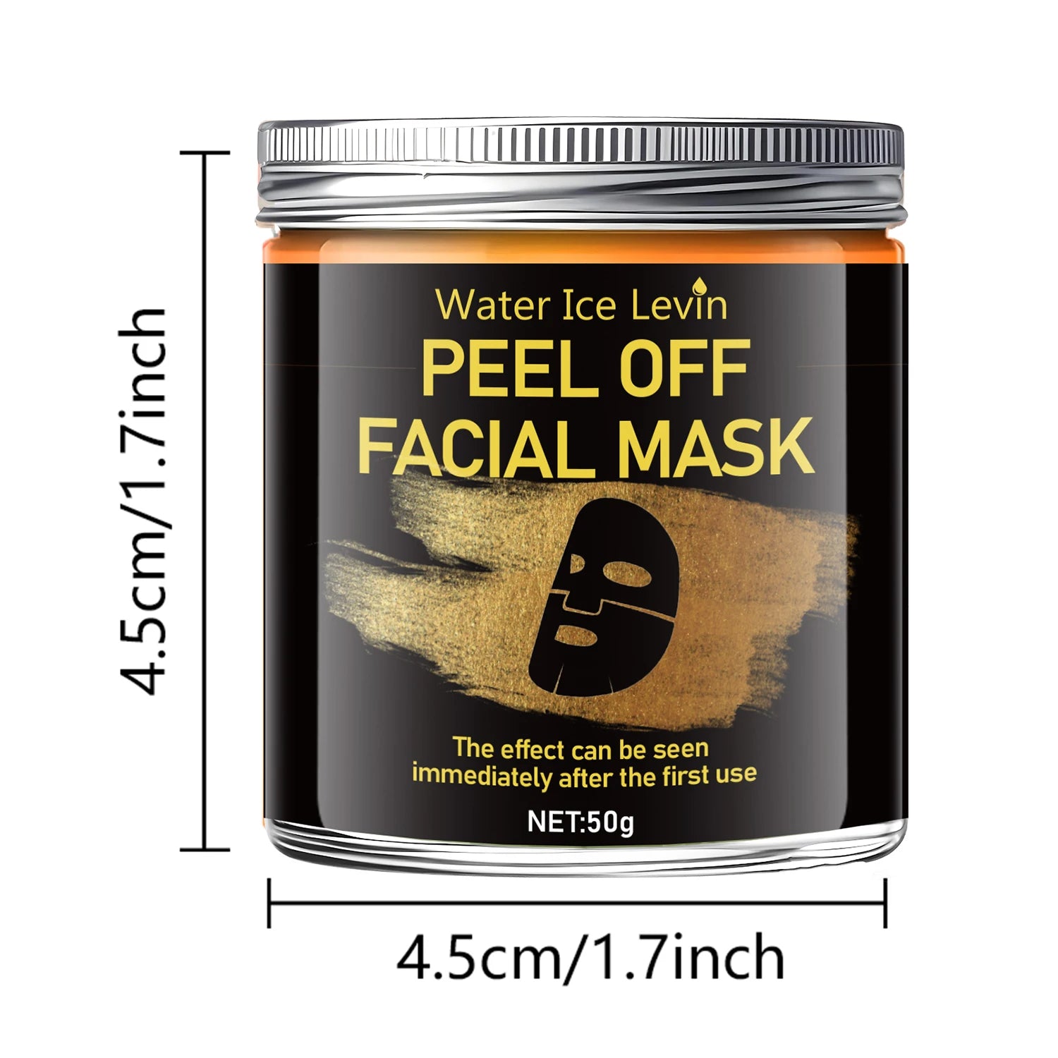Turmeric Vitamin C Retinol Gel Peel Mask – Moisturizing 50g Gel Peel Face Mask Peaceful Pleasures Health and Wellness