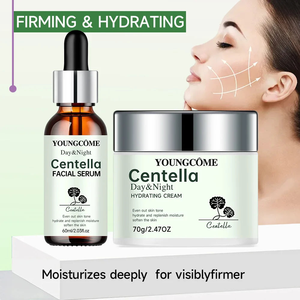 YOUNGCOME Centella Asiatica Serum & Hydrating Cream