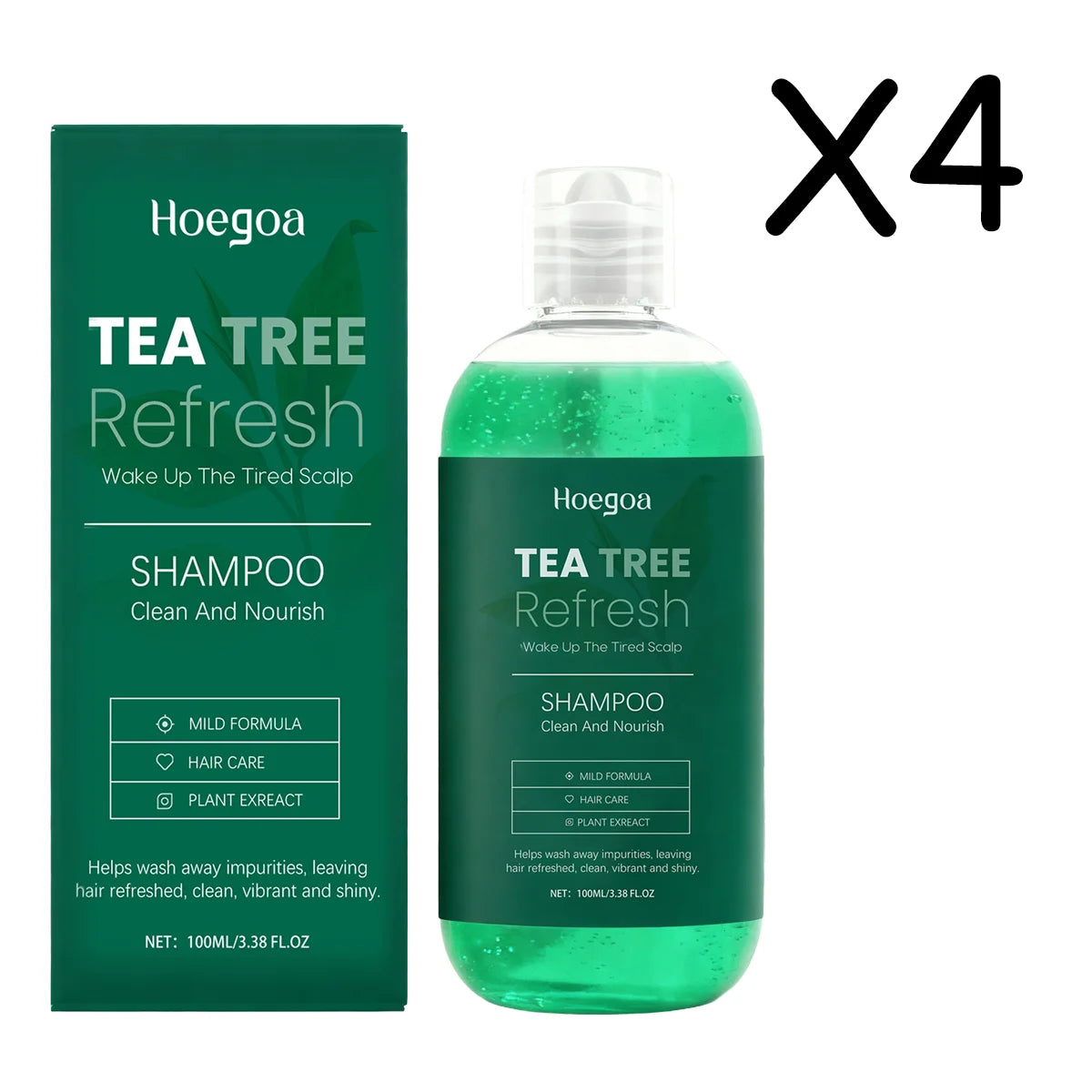 Jaysuing Tea Tree Shampoo – Peppermint Lavender Rosemary 100ml