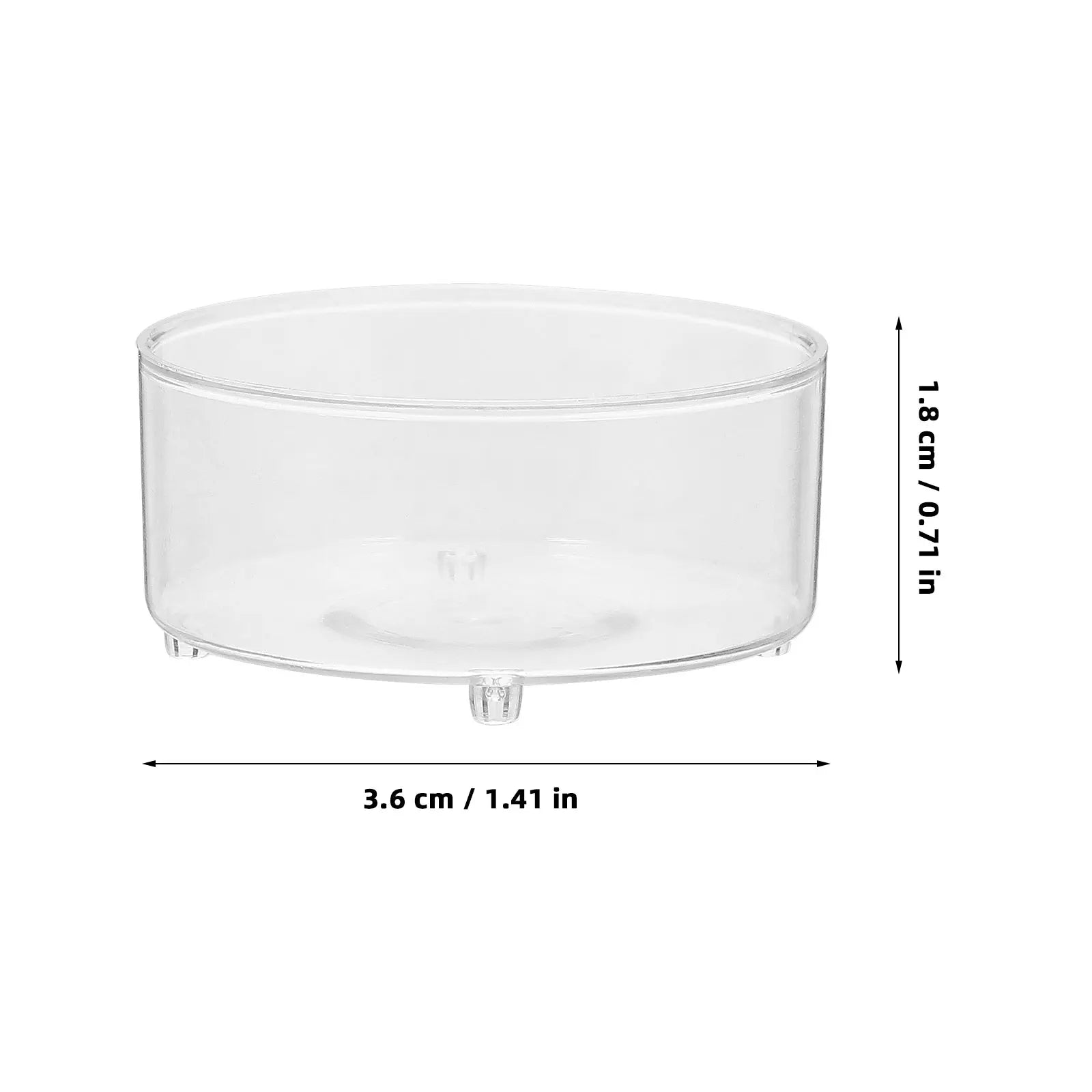 100pcs Plastic Holder Clear Cup Candlestick Heat Resistant Mold Container Home Temple Church Supply Peaceful Pleasures Health and Wellness