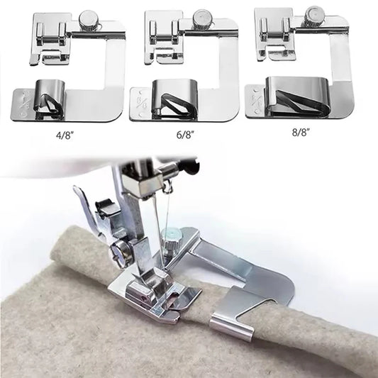 Snap-On Rolled Hem Presser Feet Kit – 6 Sizes 9–25mm Sewing Presser Feet Oasis Select 6290-5