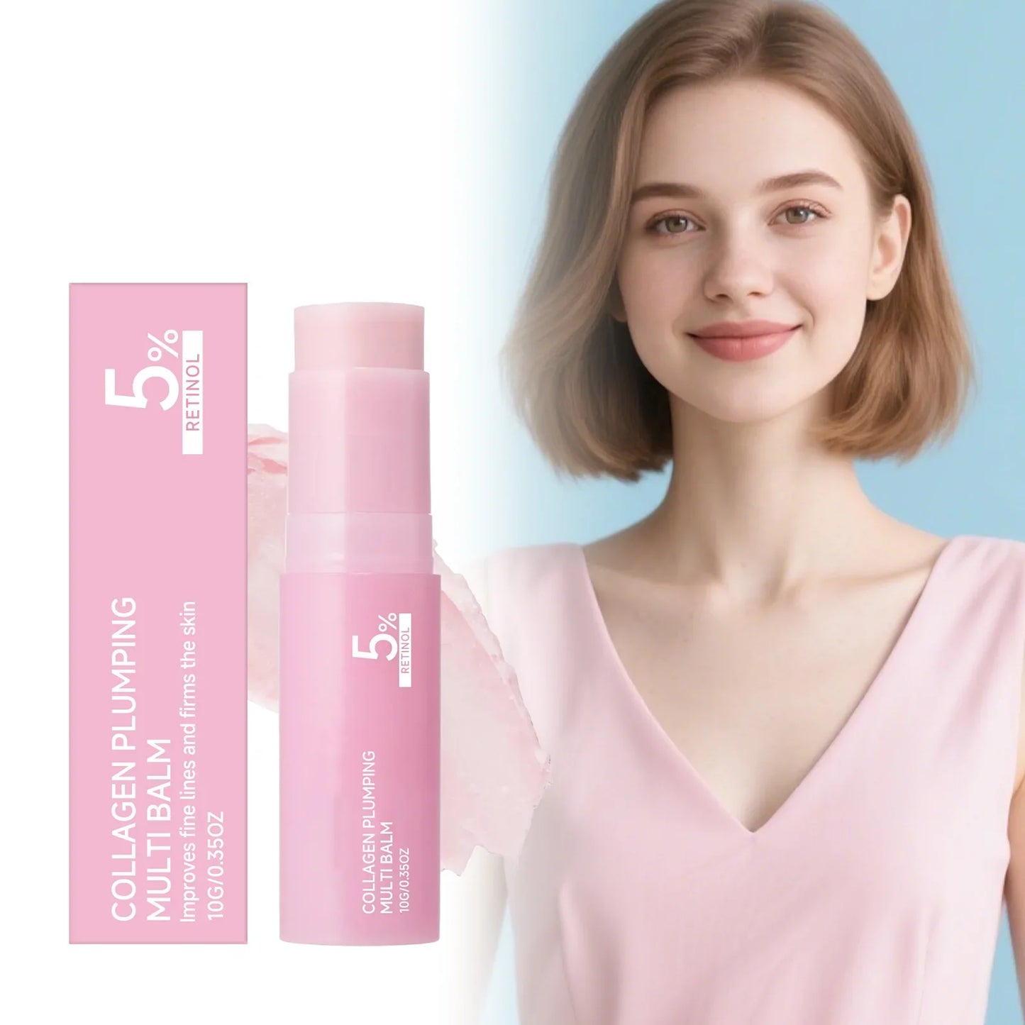 Pink Lightweight Moisturizing Stick – Hydrating Face & Neck