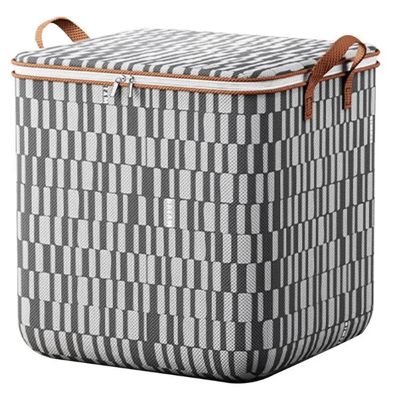 Large Capacity Foldable Storage Basket with Handle | Non-Woven