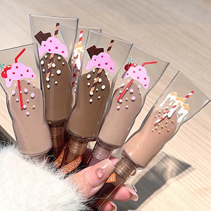 Cappuvini Matte Liquid Eyeshadow Cream | Milk Tea Colors