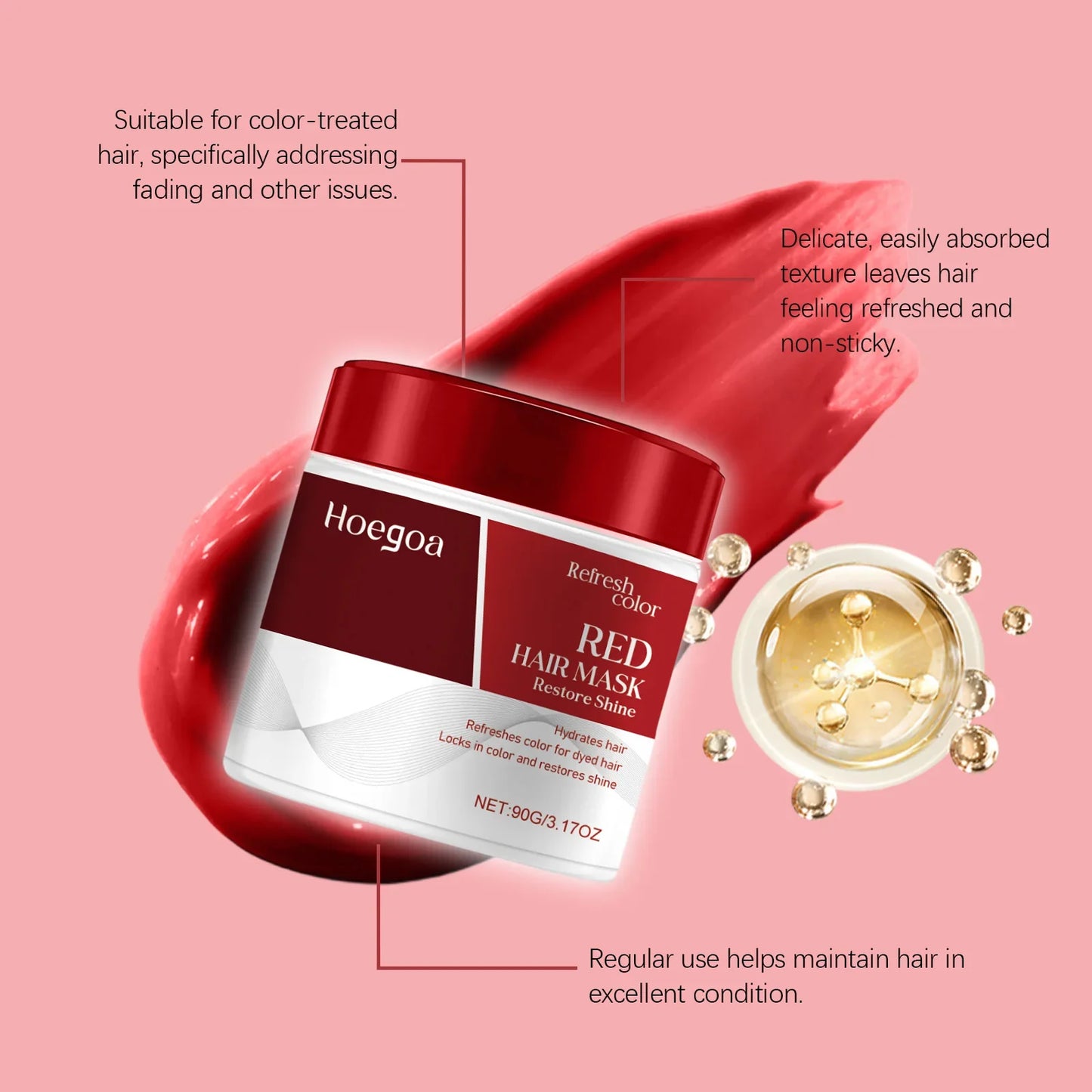 Color Depositing Hair Mask – Deep Conditioning, Vibrant Tones
