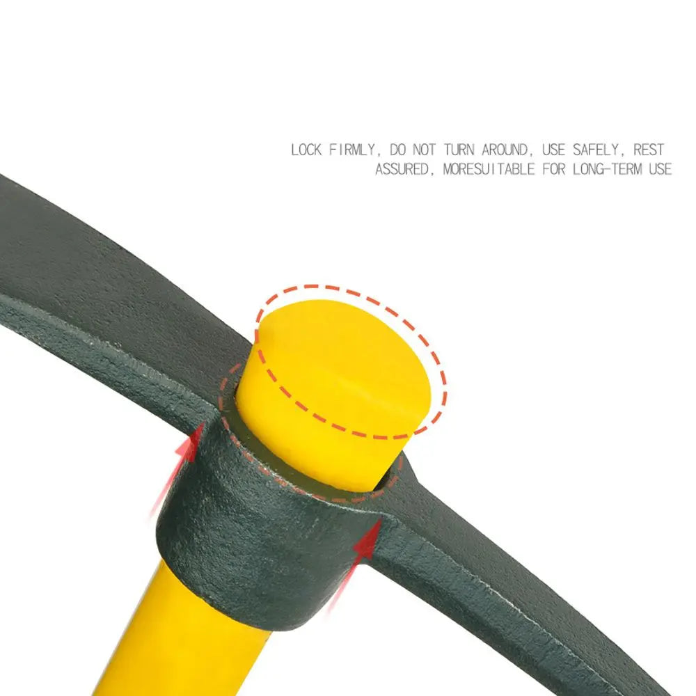 Compact Hand Pickaxe Hoe – Garden, Camping & Planting Tool