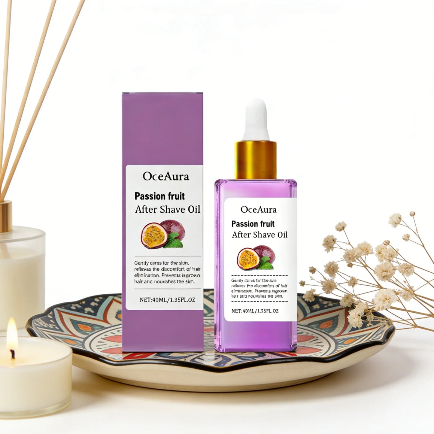 OceAura After Shave Oil – Soothe, Repair & Hydrate Skin
