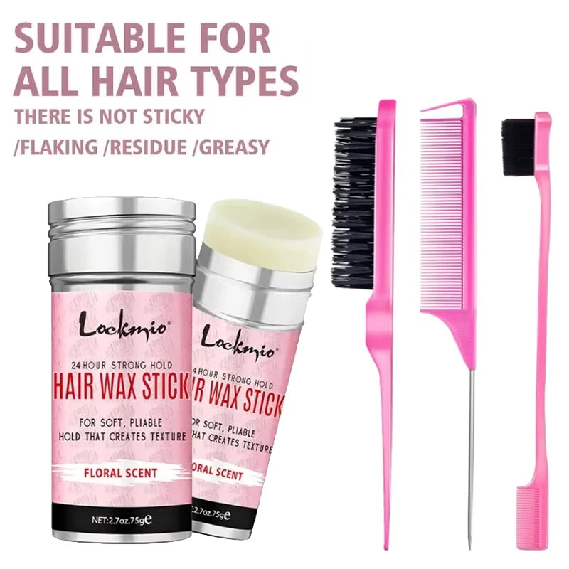 Professional Styling Wax for Women Anti-frizz Pomade Smoothing Broken Back Hair Mud Messy Hairs Control Wax Rod for Natural Wigs Peaceful Pleasures Health and Wellness