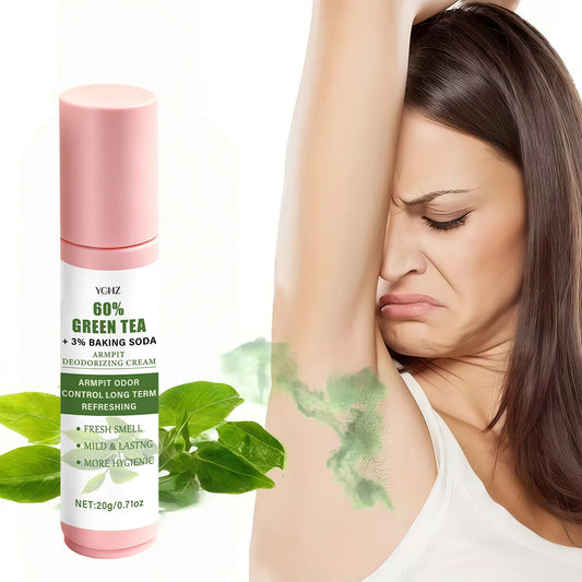 YCHZ Green Tea Deodorant Roller – Long-Lasting Freshness Roll-On Deodorant Oasis Select 3Pcs