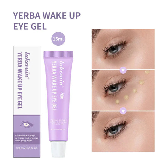 Yerba Mate Eye Gel – Hyaluronic Acid & Caffeine Eye Cream Under Eye Gel Cream Oasis Select