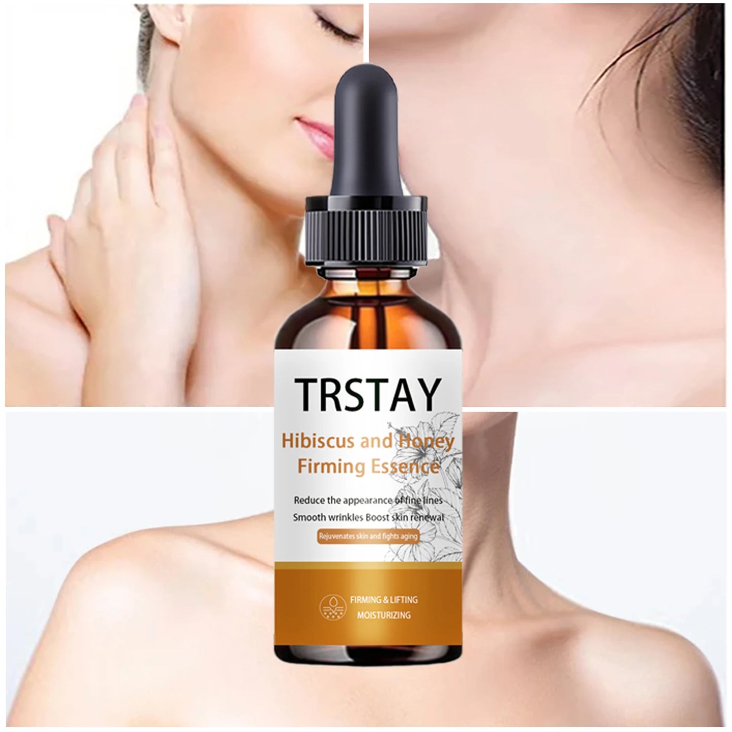 Hibiscus Honey Face Cream Lifting Firming Anti-Wrinkle Ginseng Eye Cream Moisturizing Anti Aging Fade Dark Circles Essence Cream Peaceful Pleasures Health and Wellness