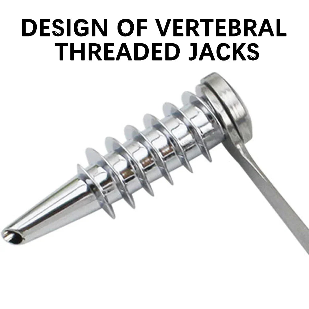 Stainless Steel Spiral Vegetable Cutter | Manual Veggie Slicer