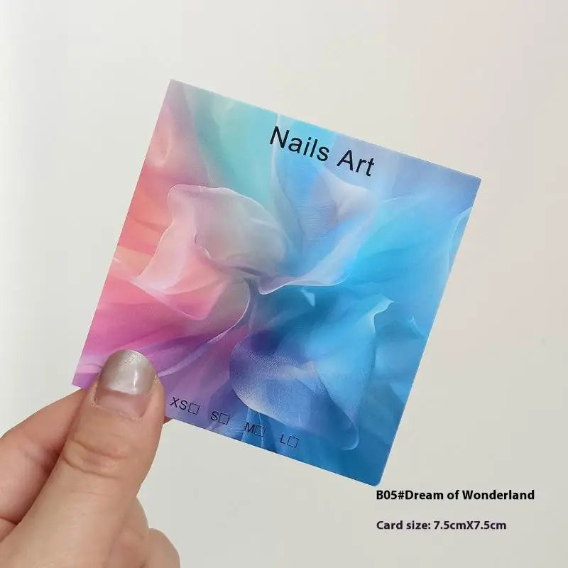 20 Sheets Press On Nail Bottom Butterfly Cardboard Photo Prop Handmade False Nail Art Tips Display Show Card Manicure Tools Peaceful Pleasures Health and Wellness B05