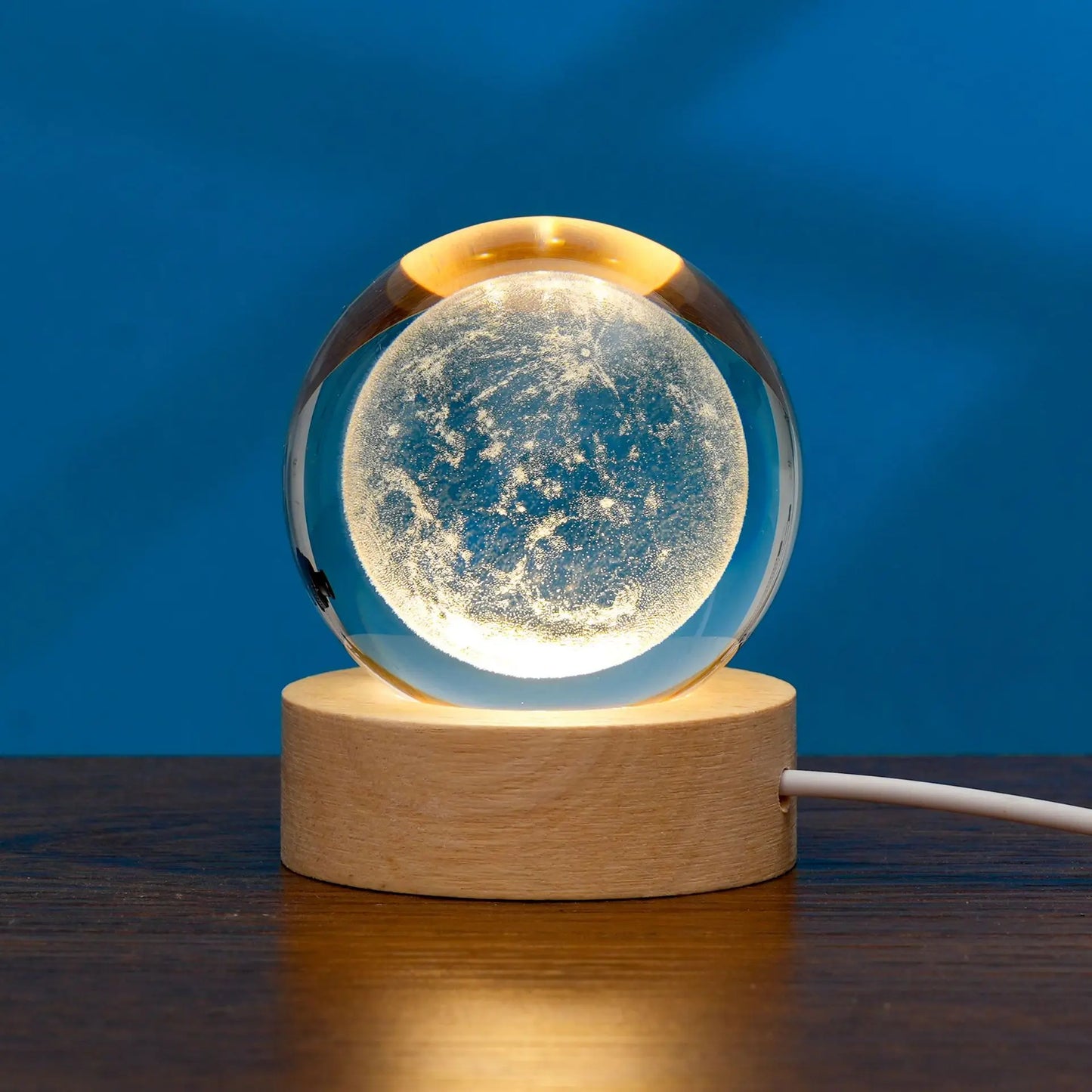 GGbing Night Light Milky Way Galaxy Solar System Crystal Ball Children Night Lamp Bedroom Ambient Light Creative Night Light Peaceful Pleasures Health and Wellness